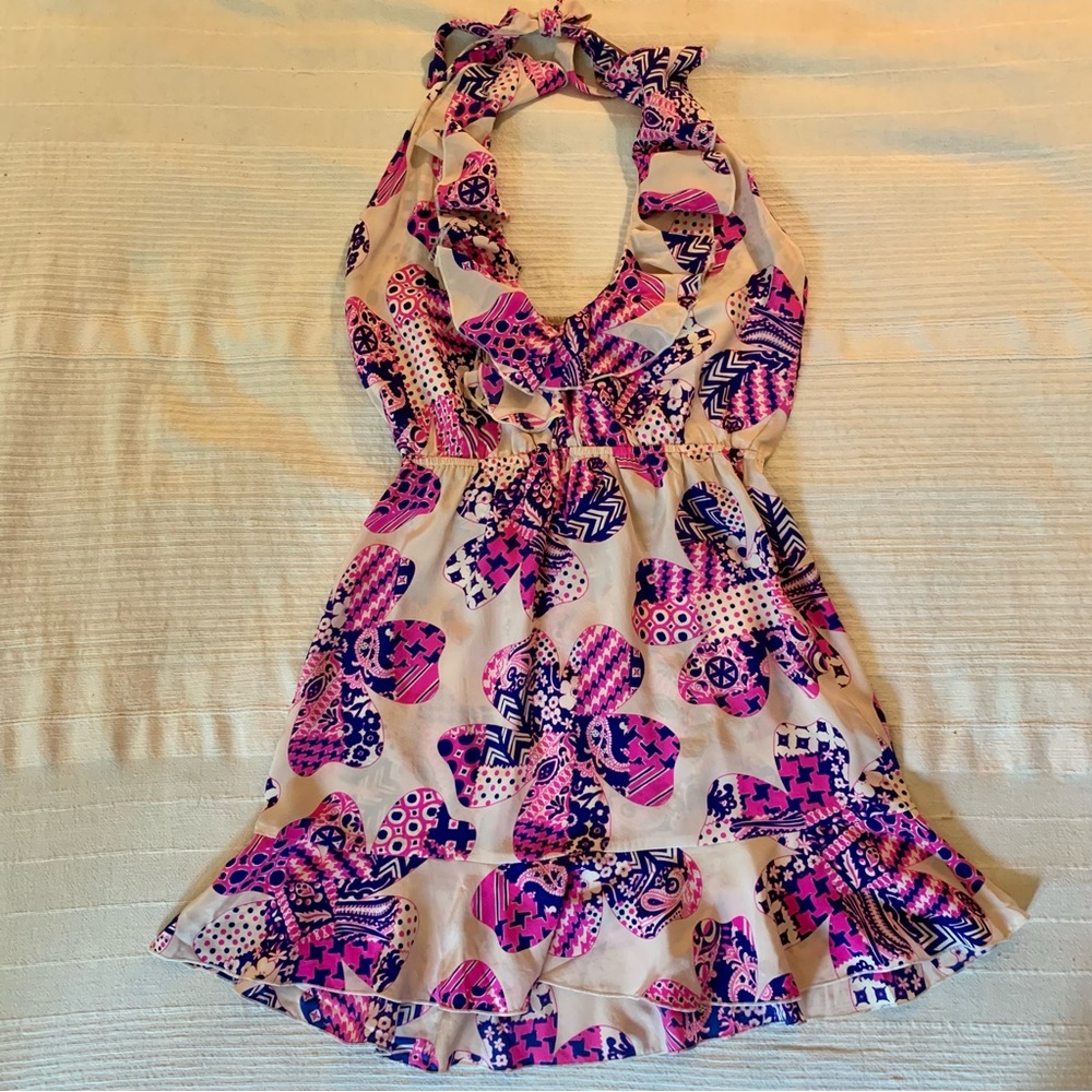 Amanda Uprichard silk halter dress